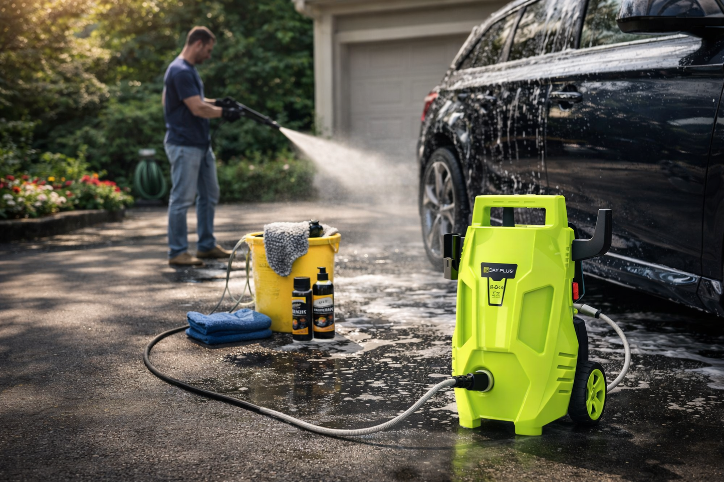 Torque Detailer 2300W Electric Pressure Washer – Car Cleaning Kit